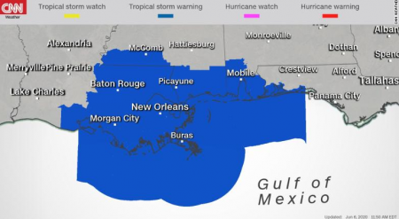 Hurricane Cristobal storm will make landfall Sunday